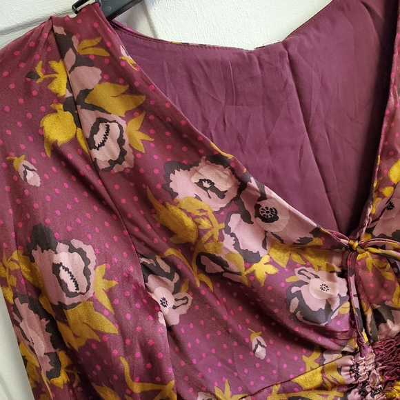 NWT Free People “Morning Light Printed” Mini Dress - Picture 7 of 12